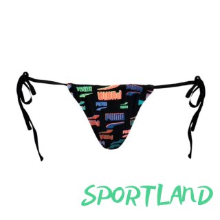 Bikini Puma Swim Women Side Tie Tanga String 1P dół od bikini 938066-01 M