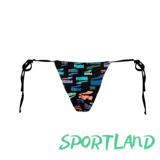 Bikini Puma Swim Women Side Tie Tanga String 1P dół od bikini 938066-01 XS