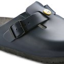Chodaki damskie Birkenstock Boston ESD Blue skóra naturalna klapki narrow wąskie (0061388) 42.0