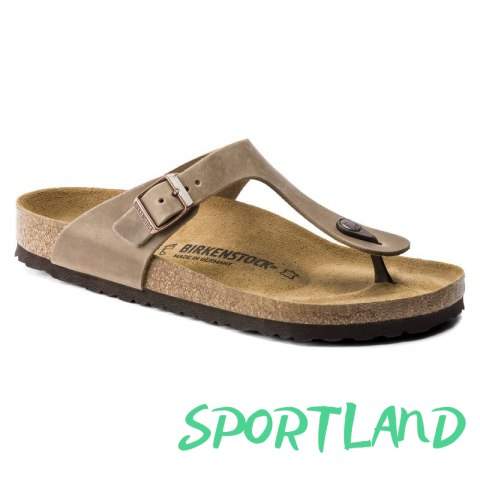 Japonki damskie Birkenstock Gizeh Oiled Leather Tabacco Brown Narrow wąskie (0943813) 36.0 Japonki damskie Birkenstock Gizeh Oiled Leather Tabacco Brown Narrow wąskie (0943813) 36.0