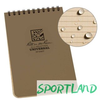 Notes wodoodporny Rite in the Rain - 4x6 - 946T Tan/12424 One size
