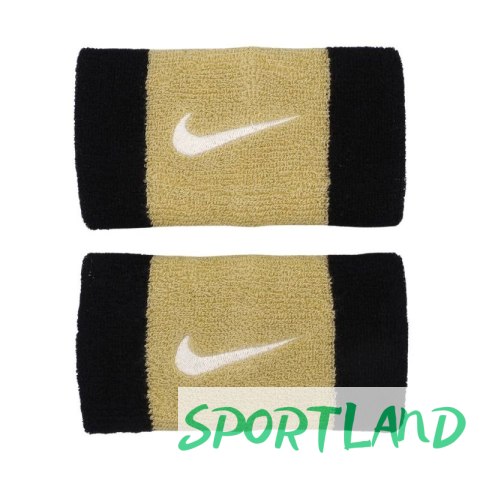 Frotki na nadgarstek Nike Swoosh Doublewide Wristbands 2 szt N0001586055OS N/A Frotki na nadgarstek Nike Swoosh Doublewide Wristbands 2 szt N0001586055OS N/A