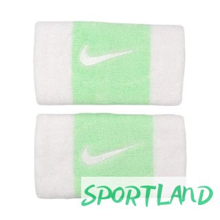 Frotki na nadgarstek Nike Swoosh Doublewide Wristbands 2 szt. N0001586117OS N/A