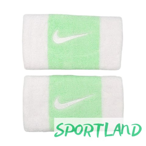 Frotki na nadgarstek Nike Swoosh Doublewide Wristbands 2 szt. N0001586117OS N/A Frotki na nadgarstek Nike Swoosh Doublewide Wristbands 2 szt. N0001586117OS N/A