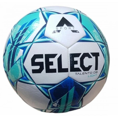 Piłka nożna SELECT Talento Light DB v23 rozmiar 5 biało/zielona 5