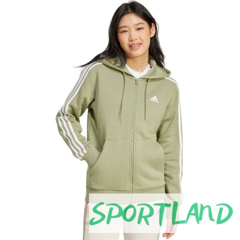 Bluza adidas Essentials 3-Stripes Full-Zip Fleece W JP2352 L Bluza adidas Essentials 3-Stripes Full-Zip Fleece W JP2352 L