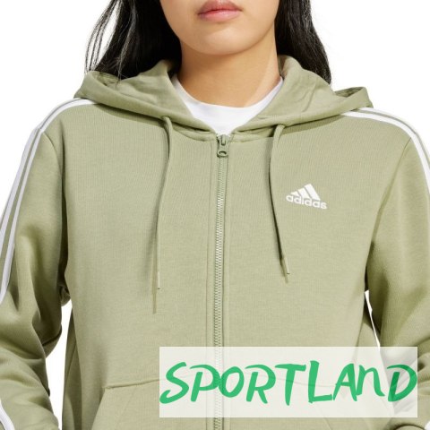 Bluza adidas Essentials 3-Stripes Full-Zip Fleece W JP2352 L Bluza adidas Essentials 3-Stripes Full-Zip Fleece W JP2352 L