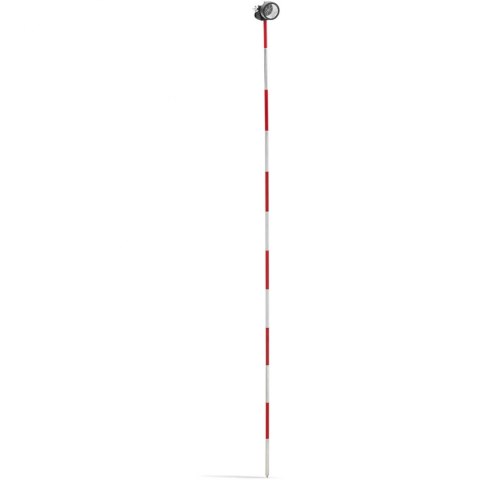 Mini pryzmat lustro dalmiercze geodezyjne z tyczką srebrna powłoka śr. 3,5 cm 1,26 m Mini pryzmat lustro dalmiercze geodezyjne z tyczką srebrna powłoka śr. 3,5 cm 1,26 m