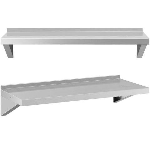 Półka ścienna wisząca kuchenna ze stali do 80 kg 100 x 40 cm Półka ścienna wisząca kuchenna ze stali do 80 kg 100 x 40 cm