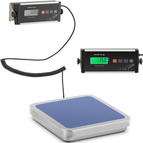 Waga pocztowa platformowa do paczek listów z zewnętrznym LCD 31.5 x 32.5 150 kg/ 0.05 kg Waga pocztowa platformowa do paczek listów z zewnętrznym LCD 31.5 x 32.5 150 kg/ 0.05 kg