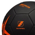 Piłka nożna Meteor Spin 5 czarny/pomarańczowy 17272 uniw