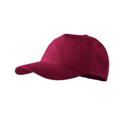 Czapka unisex 5P (garnet) nastawialna