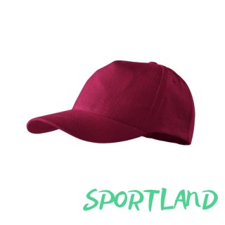 Czapka unisex 5P (garnet) nastawialna