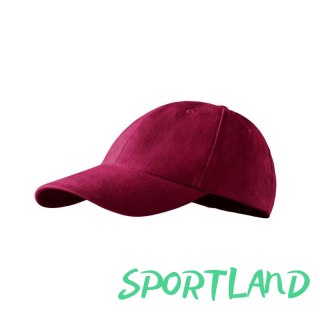 Czapka unisex 6P (garnet) nastawialna