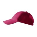 Czapka unisex 6P (garnet) nastawialna