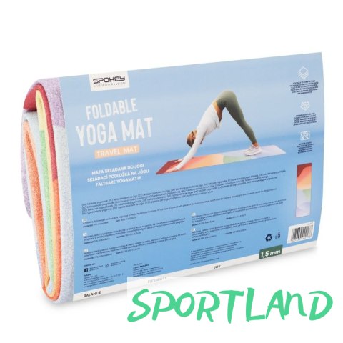 Mata podróżna do jogi Spokey Travel Yoga SPK-944217 178x61x1,5 Mata podróżna do jogi Spokey Travel Yoga SPK-944217 178x61x1,5
