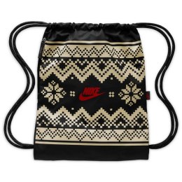 Worek, plecak Nike Drawstrng-Fair Isle FZ7287-010 czarny