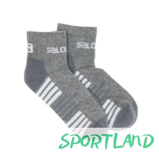 Skarpety Salomon Active 2-pak 16022-HEATHER GREY/WHITE] 39-41