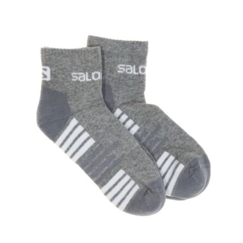 Skarpety Salomon Active 2-pak 16022-HEATHER GREY/WHITE] 45-47