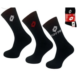Skarpety Frotte LOTTO czarne 3 pary 069739 38-42