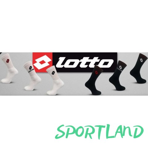 Skarpety Frotte LOTTO czarne 3 pary 069739 42-46
