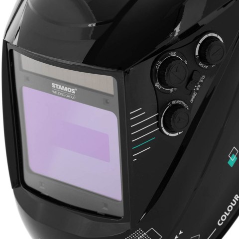 Maska przyłbica spawalnicza automatyczna z funkcją grind COLOUR GLASS Y-100 Maska przyłbica spawalnicza automatyczna z funkcją grind COLOUR GLASS Y-100