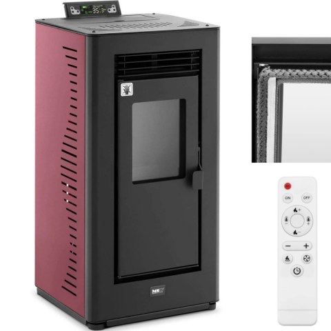 Piec piecyk kominek na pellet wolnostojący z pilotem 50-225 m3 9000 W Piec piecyk kominek na pellet wolnostojący z pilotem 50-225 m3 9000 W