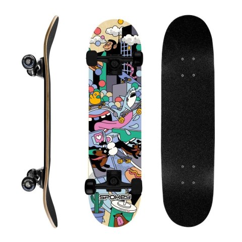 Deskorolka Spokey Manny SPK-944588 Czarny