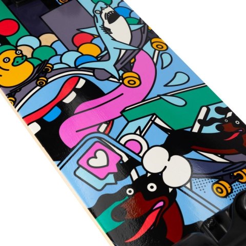 Deskorolka Spokey Manny SPK-944588 Czarny