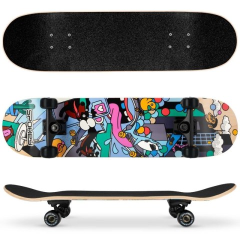 Deskorolka Spokey Manny SPK-944588 Czarny