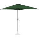 Parasol ogrodowy prostokątny z korbką 200 x 300 cm zielony