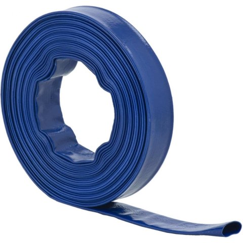 Wąż płaski do pompy wody ogrodu wzmocniony 1 1/4'' 32 mm 8-24 bar 20 m Wąż płaski do pompy wody ogrodu wzmocniony 1 1/4'' 32 mm 8-24 bar 20 m