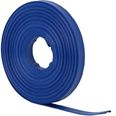 Wąż płaski do pompy wody ogrodu wzmocniony 1 1/4'' 32 mm 8-24 bar 50 m Wąż płaski do pompy wody ogrodu wzmocniony 1 1/4'' 32 mm 8-24 bar 50 m