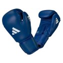 Rękawice bokserskie adidas Iba ze skóry kaktusowej ADIIBAG1C-Niebieski 12 oz