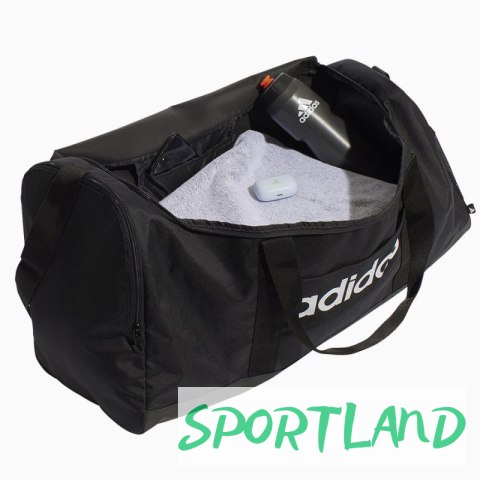 Torba adidas Linear Duffel L JE8344 czarny Torba adidas Linear Duffel L JE8344 czarny