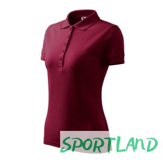 Koszulka polo damska Pique Polo (garnet) 2XL