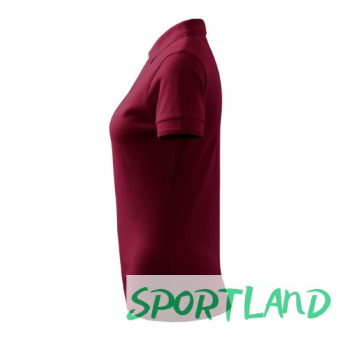 Koszulka polo damska Pique Polo (garnet) L Koszulka polo damska Pique Polo (garnet) L