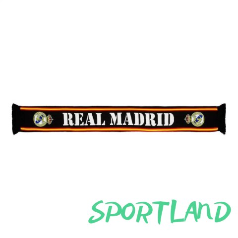 Szalik kibica Real Madryt dwustronny Double Knitted Scarf 21ST RM4BUFD21 wielokolorowy Szalik kibica Real Madryt dwustronny Double Knitted Scarf 21ST RM4BUFD21 wielokolorowy