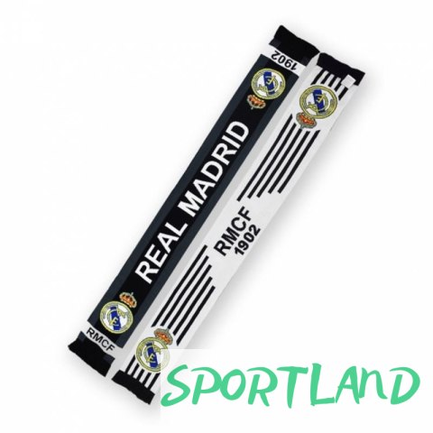 Szalik kibica Real Madryt dwustronny Double Knitted Scarf 8TH RM4BUFD8 wielokolorowy