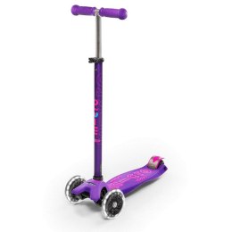 Micro Hulajnoga Maxi Deluxe LED Purple N/A