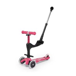 Micro Hulajnoga Mini 3w1 Deluxe Plus LED pink N/A