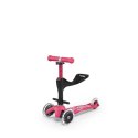 Micro Hulajnoga Mini 3w1 Deluxe Plus LED pink N/A