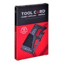 Multitool AZYMUT TOOL CARD karta wielofunkcyjna - 13 narzędzi + etui, 85/53 mm (H-O200930TC) N/A