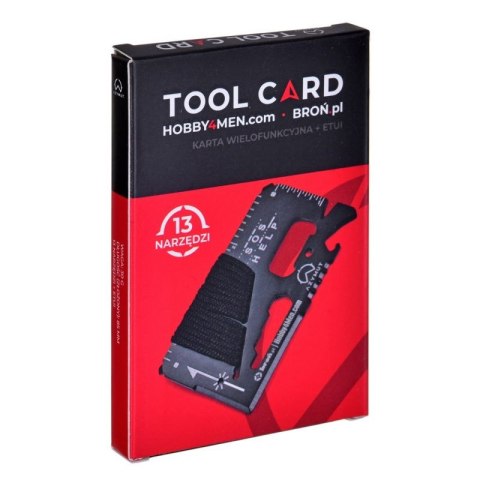 Multitool AZYMUT TOOL CARD karta wielofunkcyjna - 13 narzędzi + etui, 85/53 mm (H-O200930TC) N/A Multitool AZYMUT TOOL CARD karta wielofunkcyjna - 13 narzędzi + etui, 85/53 mm (H-O200930TC) N/A