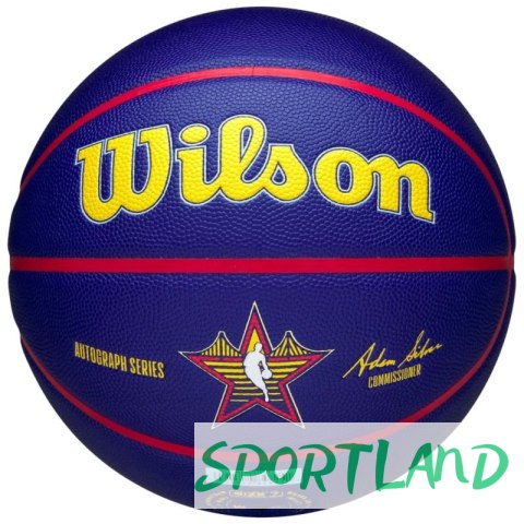 Piłka Wilson 2025 NBA All Star Auto Ball WZ4034101XB 7 Piłka Wilson 2025 NBA All Star Auto Ball WZ4034101XB 7