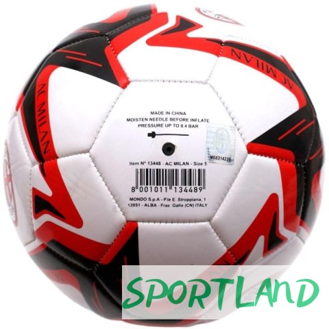 Piłka nożna AC Milan 134489 biały Piłka nożna AC Milan 134489 biały