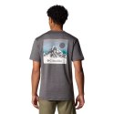 Columbia Kwick Hike Back Graphic SS Tee 2071754014 Czarne L M