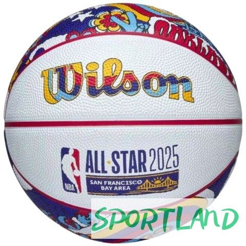 Piłka do koszykówki Wilson 2025 NBA All Star Mini Ball WZ3020201XB 3 Piłka do koszykówki Wilson 2025 NBA All Star Mini Ball WZ3020201XB 3