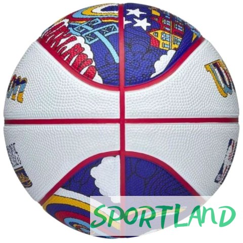 Piłka do koszykówki Wilson 2025 NBA All Star Mini Ball WZ3020201XB 3 Piłka do koszykówki Wilson 2025 NBA All Star Mini Ball WZ3020201XB 3