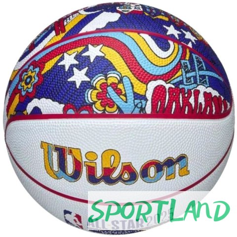 Piłka do koszykówki Wilson 2025 NBA All Star Mini Ball WZ3020201XB 3 Piłka do koszykówki Wilson 2025 NBA All Star Mini Ball WZ3020201XB 3